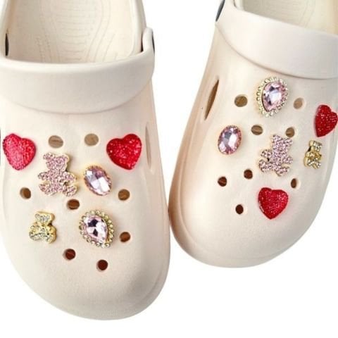 Pembe Jibbitz Set 12'li
