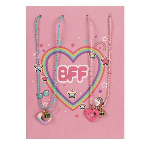 Çocuk BFF Kalp Kolye 2'li