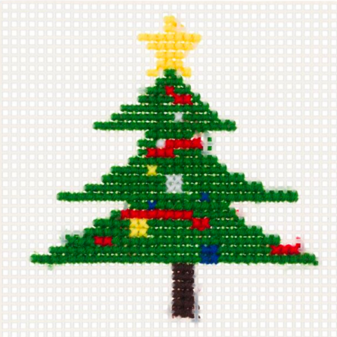 Çocuklar İçin Yılbaşı Ağacı Nakış Seti