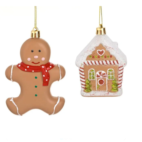 Yılbaşı Ağaç Süsü Zencefilli Kurabiye ve Evi