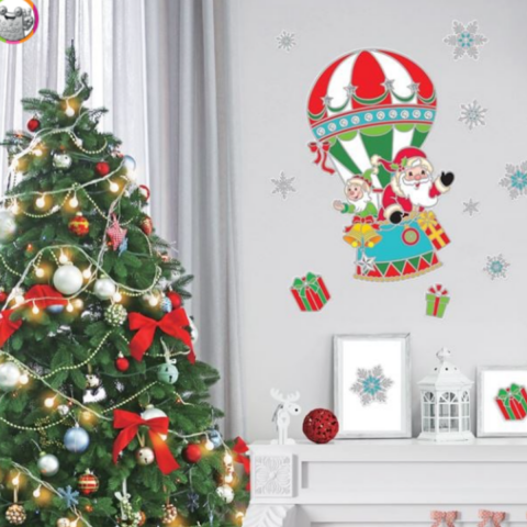 Yılbaşı Duvar Dekorasyonu